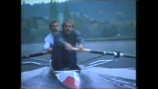 1990 Pinsent and Redgrave very short clip in training