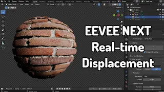 EEVEE Next Real-Time Displacement Test in Blender 4.1 Alpha | Experimental Feature