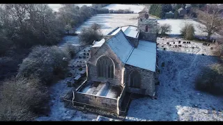 Wolfhampcote Church 2019 by Drone