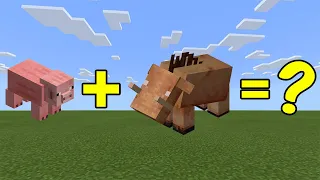 I Combined a Pig and a Hoglin in Minecraft - Here's WHAT Happened...