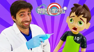 Ben 10 est chez le dentiste à la Mega Clinique #35 : a-t-il des caries? Vidéo pour les enfants