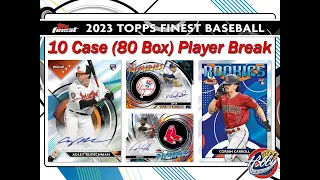 CASES #1-2    -    2023 Topps FINEST 10 Case (80 Box) PLAYER Break eBay 07/22/23