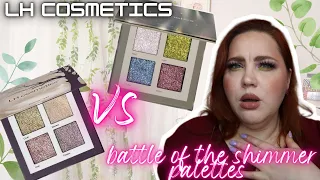 SHIMMER SAGA VS SIREN SONG | LH Cosmetics Battle of the Shimmer Palettes