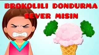 Brokolili Dondurma Sever Misin | Do you like Broccoli Ice cream Türkçe Şarkısı| Yeni Bebek Şarkıları