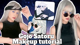 ❃ Female Gojo Satoru Makeup Tutorial Jujutsu Kaisen