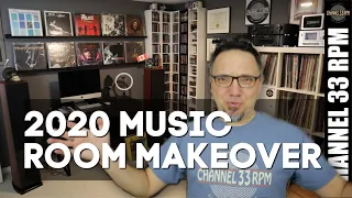 Music room makeover and tour 2020 | Full stereo setup | VINYL COMMUNITY