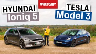 Tesla Model 3 vs Hyundai Ioniq 5 review – a new EV champion? | What Car?