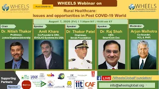 WHEELS LIVE Webinar: Rural Healthcare: Issues and Opportunities in Post COVID-19 World