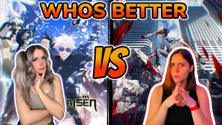 JUJUTSU KAISEN VS CHAINSAW MAN!!! Girls Decide Which Ones Best with @the_chestnut_tanuki