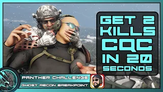 2 Kills in Less Than 20 seconds Using CQC | Panther Challenge | Ghost Recon Breakpoint