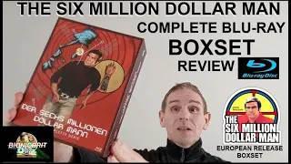 RARE BLU-RAY THE SIX MILLION DOLLAR MAN. COMPLETE EUROPEAN BOXSET REVIEW. LEE MAJORS LINDSAY WAGNER