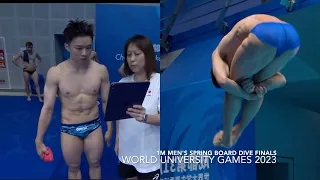 1m Boys Spring Board Diving Finals | FISU World University Games 2023 Chengdu