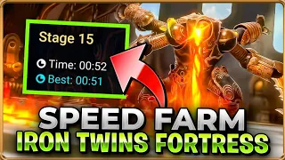 Speed Farm The Iron Twins Fortress!! Best Team | Raid Shadow Legends Guide