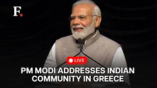 PM Modi LIVE: PM Modi Addresses the Members of the Indian Community at the Athens Conservatoire