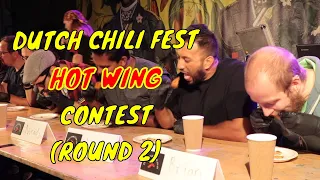 Hot Chili Wings Eating Contest (Round 2) - Dutch ChiliFest 2019