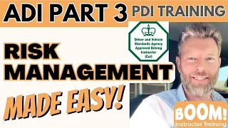 Risk Management advice for PDI's and ADI's