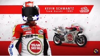 MotoGP 15 Eventos 2T #16 Kevin Schwantz Suzuki Rgv500 "93