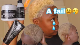 Bleach and dye hair Grey (FAIL) | South African YouTuber | Hlu Lanie