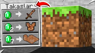 OYUNDAKİ BÜTÜN BLOKLARLA TAKAS VAR! - Minecraft