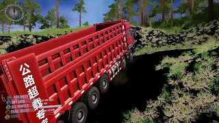 Spintires: MudRunner - FREIGHTLINER FLA 9664 Road Collapse  2023