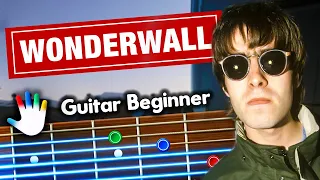 Wonderwall Guitar Lessons for Beginners Oasis Tutorial | Easy Chords + Lyrics + Backing Track