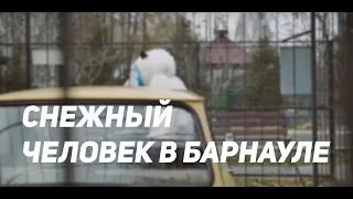 Снежный человек в Барнауле: Все же он существует!