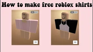 How To Make FREE Aesthetic Roblox Shirts Without Premium ♡  [NO ROBUX]