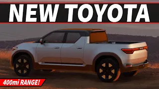 Toyota just SHOCKED the World with Electric Pickup Truck and Land Cruiser!