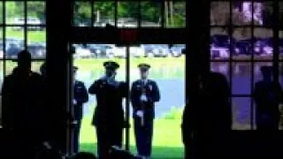 Military guard honors student slain in shooting