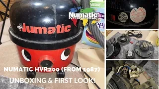 Numatic HVR200 from 1987 - Unboxing & First Look!