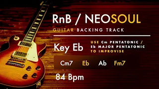 RnB / Neo Soul Guitar Backing Track in Eb  I  84 BPM