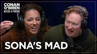 Sona Is Pissed At Conan | Conan O'Brien Needs A Friend