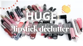 DECLUTTERING 25% OF MY LIP PRODUCT COLLECTION: I've Never Done a Declutter Like This Before!