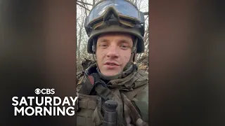 Ukranian soldier shares video diary of life on the front lines