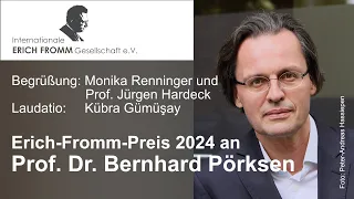 Erich-Fromm-Preis 2024 an Bernhard Pörksen (komplett)