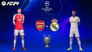 EA SPORTS FC 24 - Arsenal VS Real Madrid | UEFA Champions League Final | Wembley Stadium | PS4 | HD