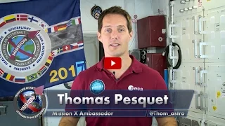 Astronaut Ambassador, Thomas Pesquet, welcomes Mission X 2017 participants!