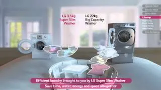 LG Super Slim Washing Machine