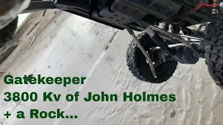 Element Gatekeeper on Holmes Brushless... we found the rock...