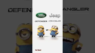 Land Rover Defender vs Jeep Wrangler tiktok minions style illuminations