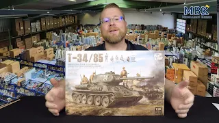 MBK unboxing #760 - 1:35 T-34/85, Composite Turret, 112 Plant (Border BT-027)