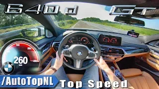 BMW 6 Series GT M Sport 2019 640d xDrive AUTOBAHN POV TOP SPEED by AutoTopNL