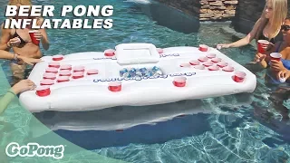 GoPong | Party Barge™ Inflatable Beer Pong Table