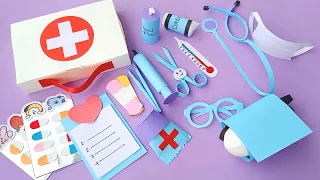 How to make paper Doctor Set / DIY doctor set with paper / Paper Toys / Paper Craft / Homemade craft