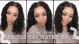 Parting Max Glueless Water Wave Versatile 7x6 Closure HD Lace Short Wig Ready to Go | Luv Me Hair