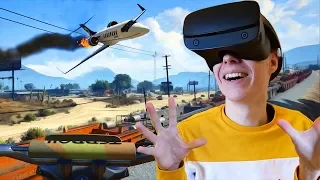 INSANE JET CHASE ON A DIRT BIKE IN VIRTUAL REALITY! | GTA 5 VR: Story Mode (Oculus Rift S Gameplay)