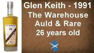 26 year old Glen Keith 1991 - 2018 Auld & Rare Scotch Whisky review #164 from WhiskyJason