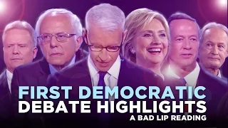 “FIRST DEMOCRATIC DEBATE HIGHLIGHTS: 2015” —- A Bad Lip Reading of the First Democratic Debate