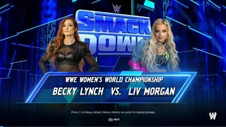 Becky Lynch V Liv Morgan for the WWE Women's World Championship