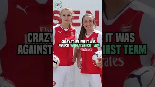 Arsenal U15’s really out here beating women’s first team #soccer #futbol #shorts